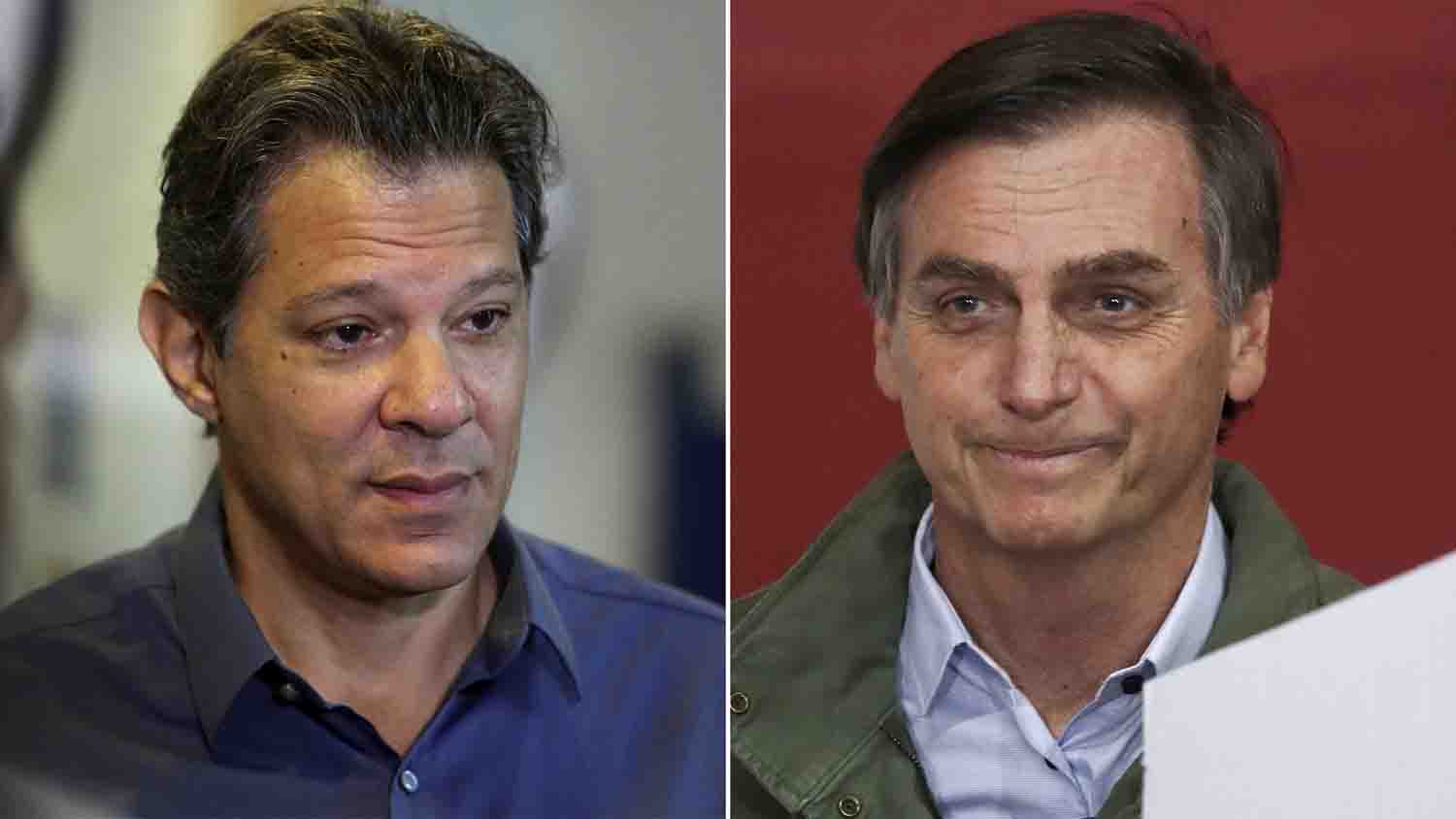 Haddad Bolsonaro elecciones Brasil
