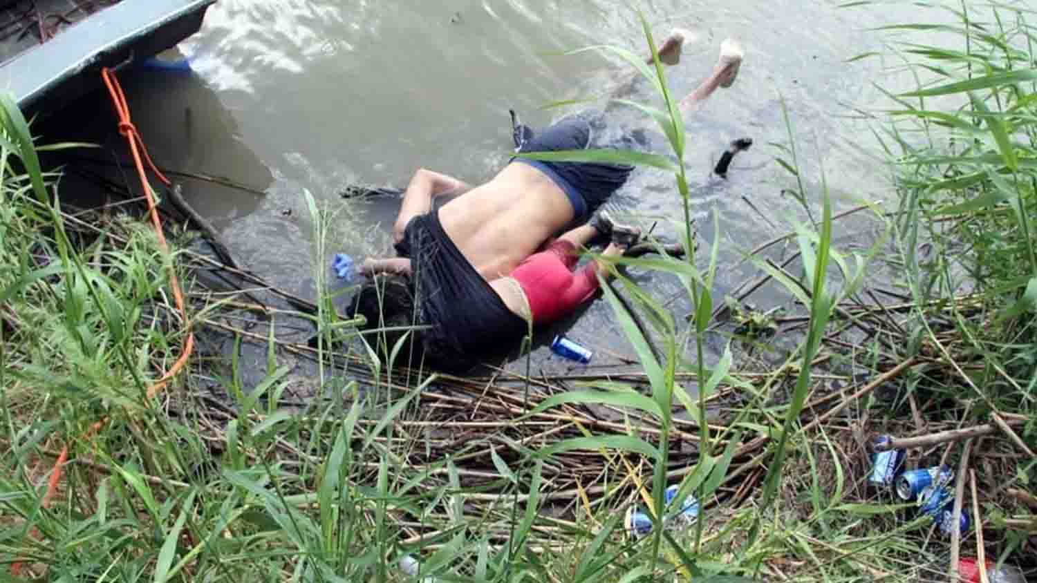 padre e hija murieron abrazados río Bravo